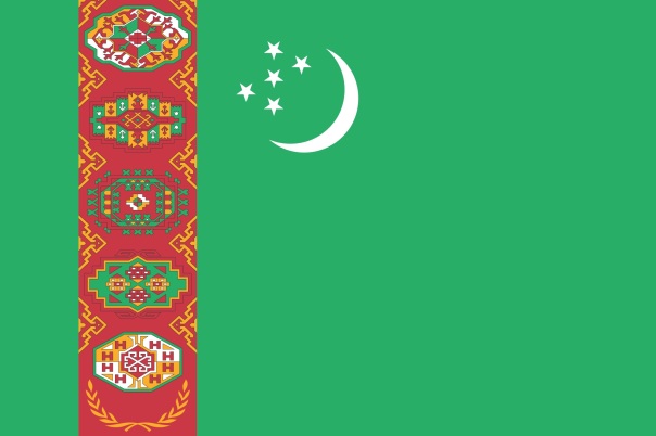 Flag - Turkmenistan